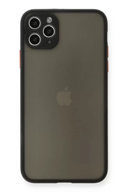 İphone 11 Kılıf Montreal Silikon Kapak - Siyah