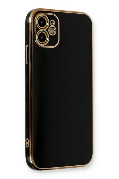 İphone 11 Kılıf Volet Silikon - Siyah