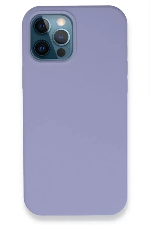 İphone 12 Kılıf Lansman Legant Silikon - Lila