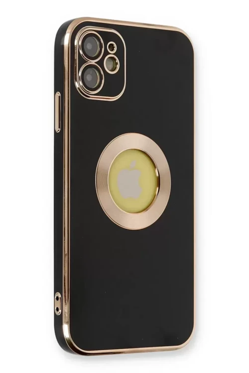 İphone 12 Kılıf Store Silikon - Siyah