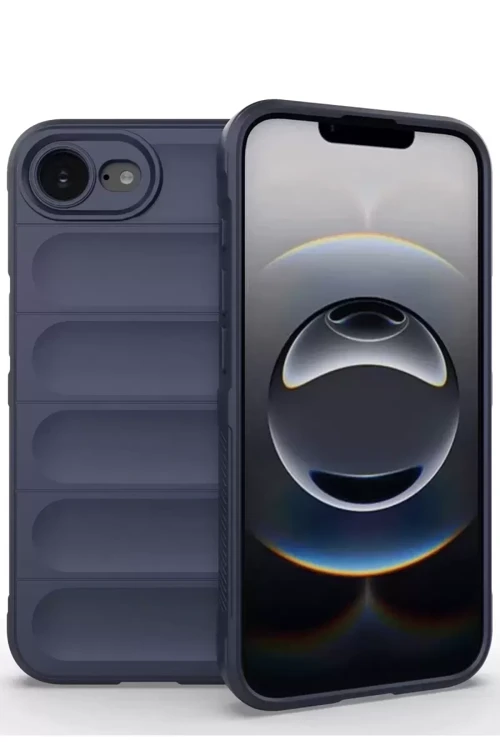 İphone 16E Kılıf Optimum Silikon - Lacivert