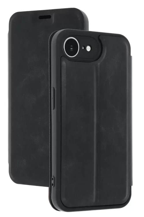 İphone 16E Kılıf Flip Cover - Siyah