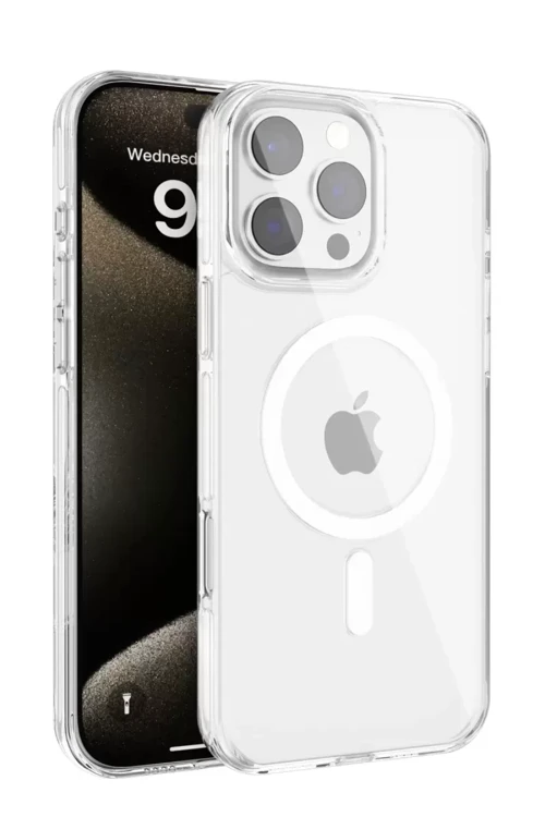 İphone 16 Gleam Pc Sert Magsafe Kılıf - Şeffaf