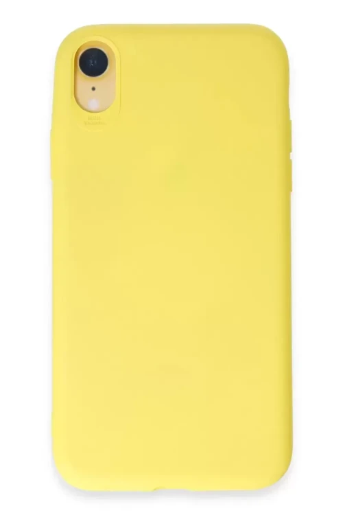 İphone Xr Kılıf First Silikon - Sarı