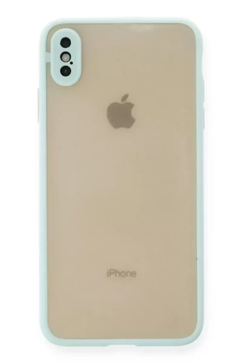 İphone X Kılıf Montreal Silikon Kapak - Turkuaz