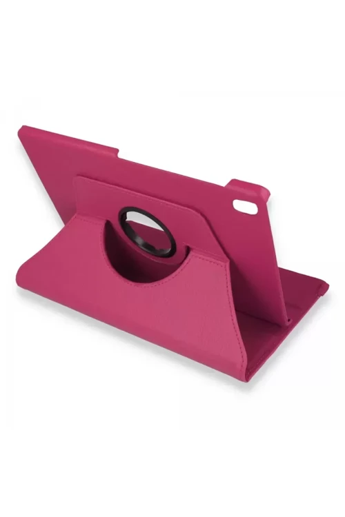M10 Fhd X606F Kılıf 360 Tablet Deri Kılıf - Pembe