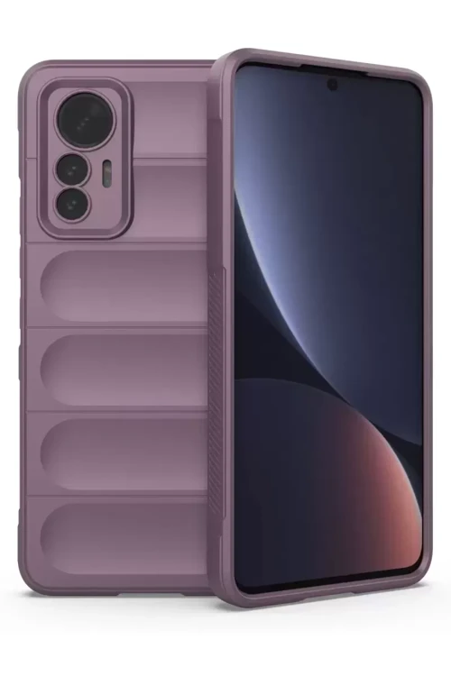 Mi 12 Lite Kılıf Optimum Silikon - Mor