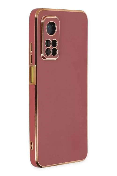 Mi 10T Kılıf Volet Silikon - Kırmızı