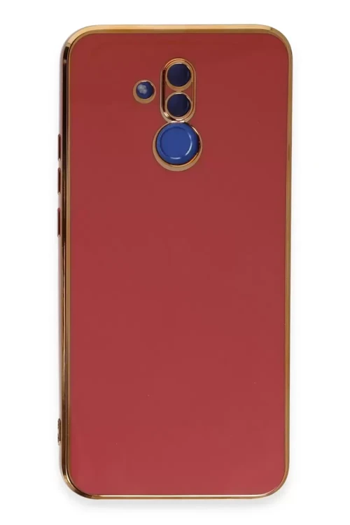 Mate 20 Lite Kılıf Volet Silikon - Kırmızı