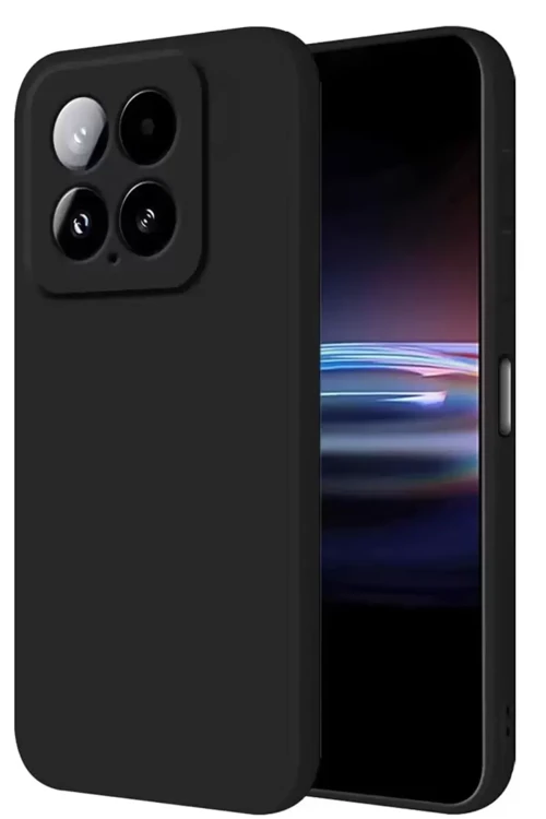 Mi 14T Kılıf Nano İçi Kadife Silikon - Siyah