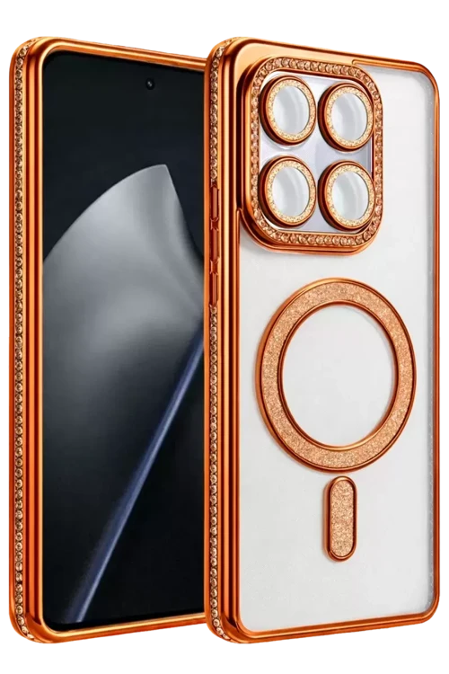 Mi 15T Joke Simli Magneticsafe Kılıf - Turuncu