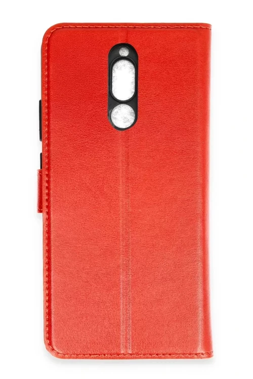 Mi 8 S Kapaklı Kılıf - Kırmızı