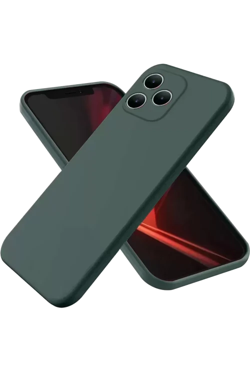 Note 50 4G Kılıf First Silikon - Koyu Yeşil