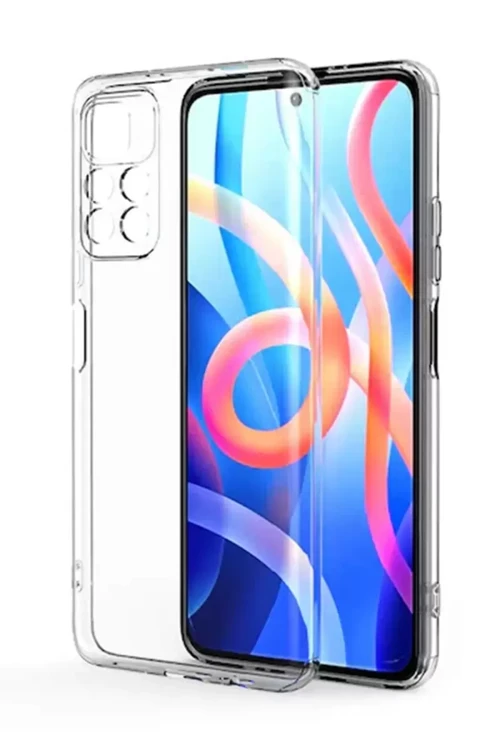 Poco M4 4G Kılıf Lüx Şeffaf Silikon