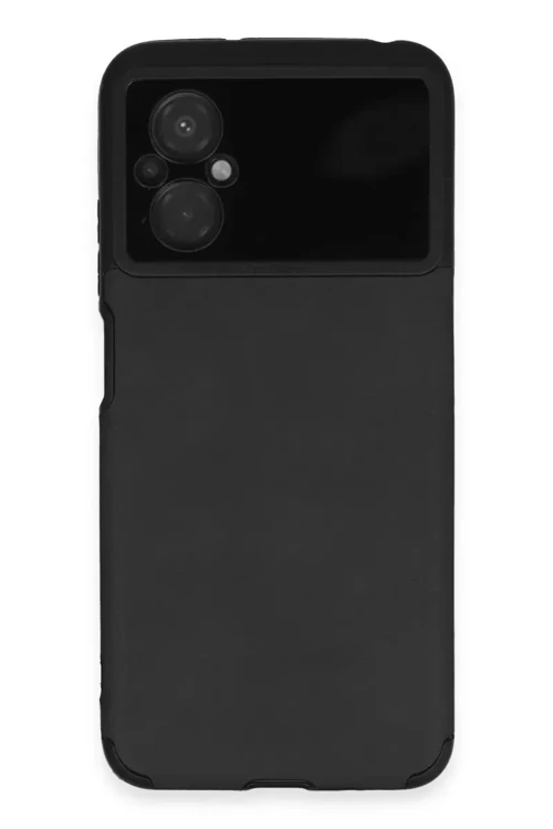 Poco M5 Kılıf Loop Deri Silikon - Siyah