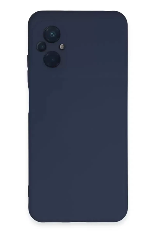 Poco M5 Kılıf Nano İçi Kadife Silikon - Lacivert