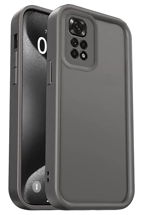 Redmi 10 2022 Kılıf Viera Silikon - Gri
