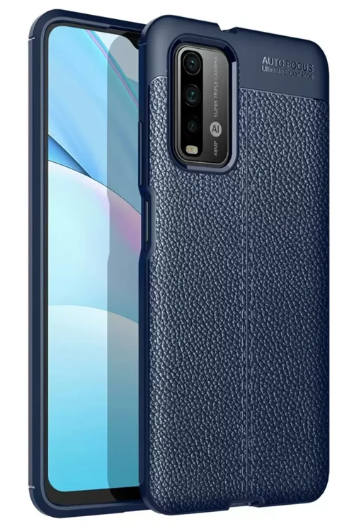 Redmi 9T Kılıf Auto Focus Kapak - Lacivert