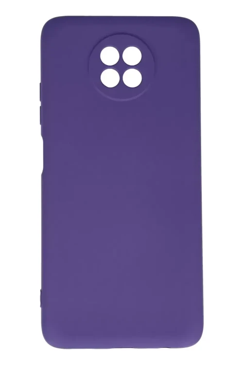 Redmi Note 9 5G Kılıf Nano İçi Kadife Silikon - Mor