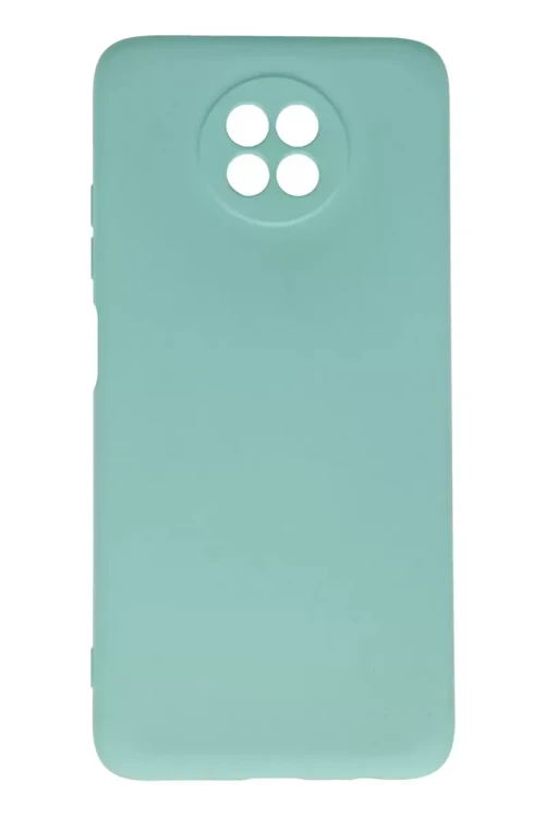 Redmi Note 9 5G Kılıf Nano İçi Kadife Silikon - Turkuaz