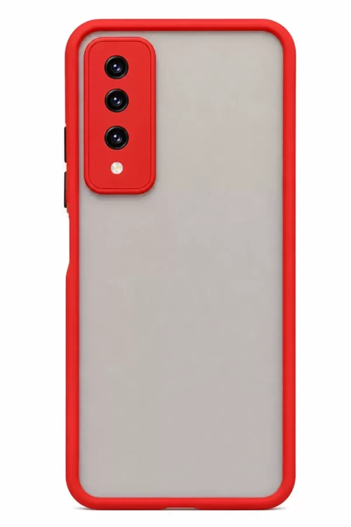 Y9 Prime 2019 Kılıf Montreal Silikon Kapak - Kırmızı