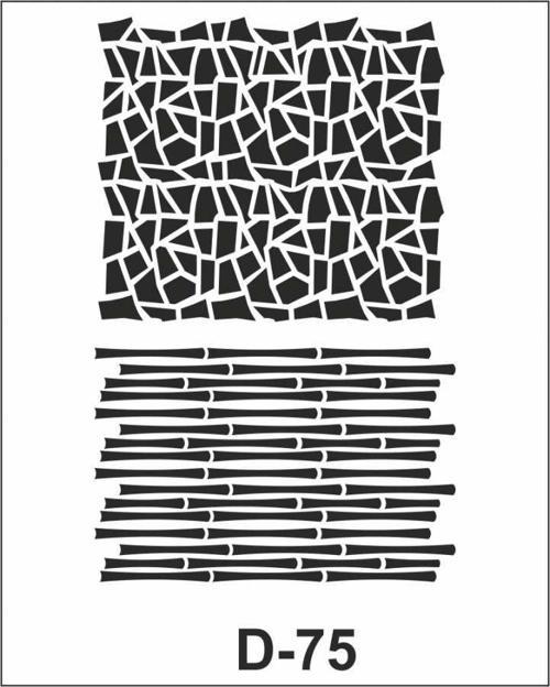 Stencil D-75 20x30 cm