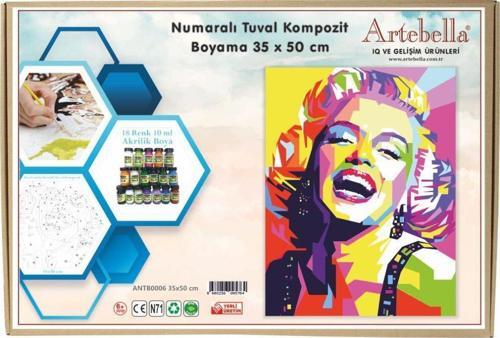 Sayılarla Boyama Tuval Seti - Marilyn Monroe (35x50 cm)