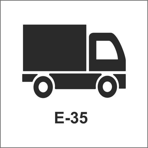 Stencil E-35 10x10 cm