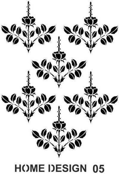 Stencil Home Design H05 35x50 cm