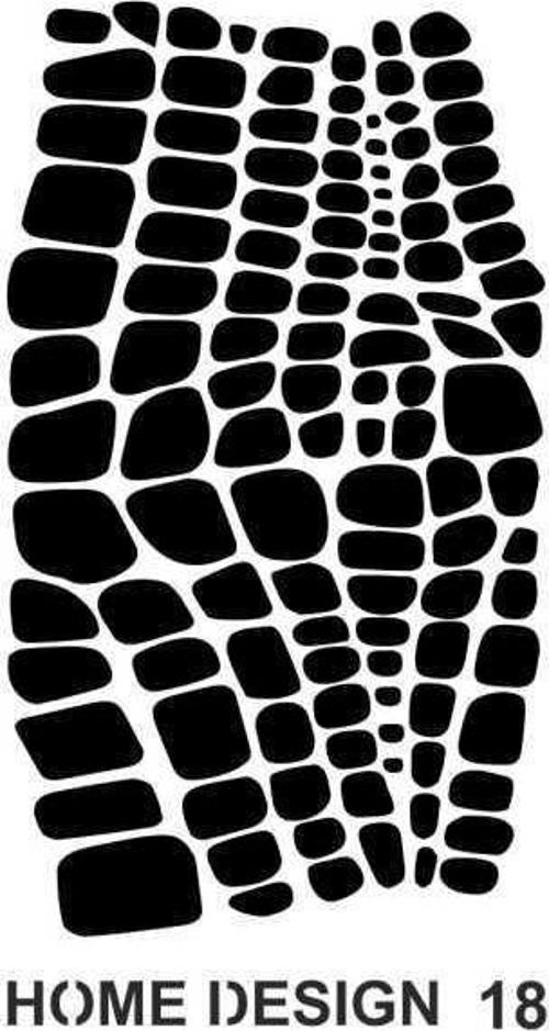 Stencil Home Design H18 35x50 cm