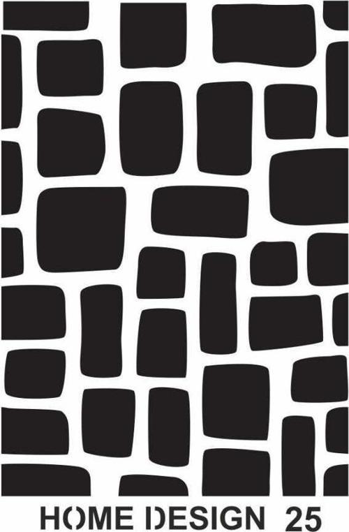 Stencil Home Design H25 35x50 cm