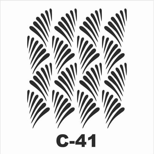 Stencil C-41 15x20 cm
