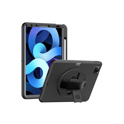 Ipad 11 (2018) Kılıf Hand Strap Tablet Kılıfı - Siyah