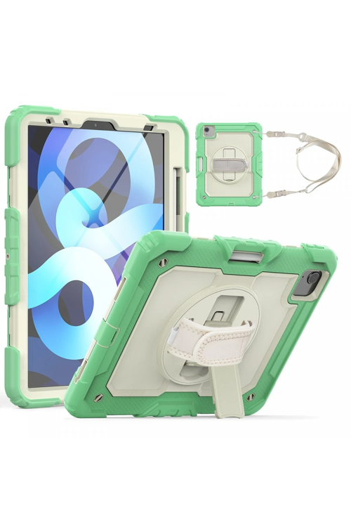 Ipad 11 (2020) Kılıf Strap New Tablet Kapak - Yeşil