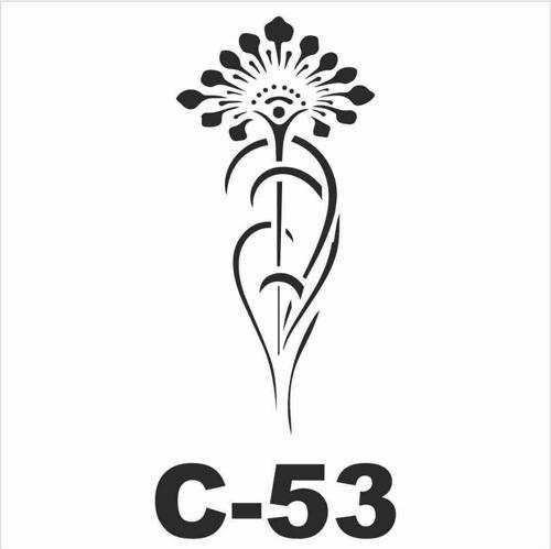 Stencil C-53 15x20 cm