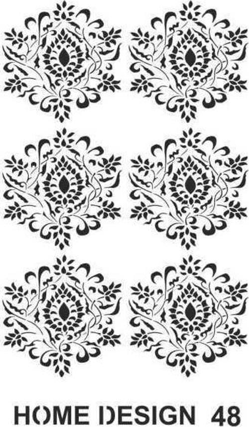 Stencil Home Design H48 35x50 cm