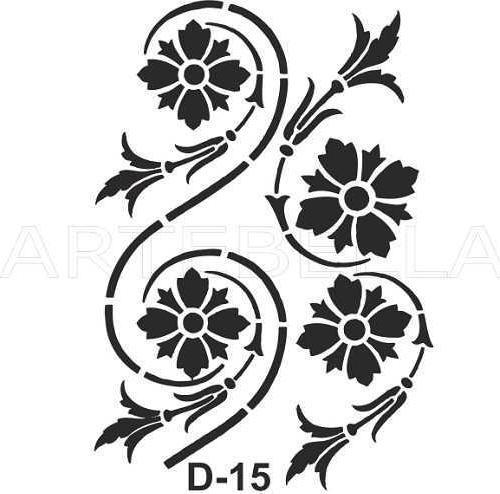 Stencil D-15 20x30 cm