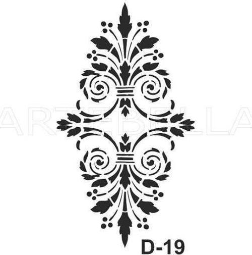 Stencil D-19 20x30 cm