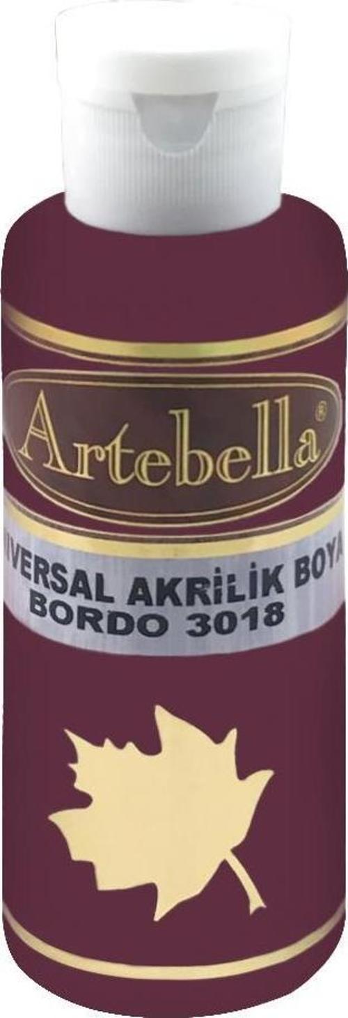 Universal Akrilik Boya 3018 Bordo 130 ml