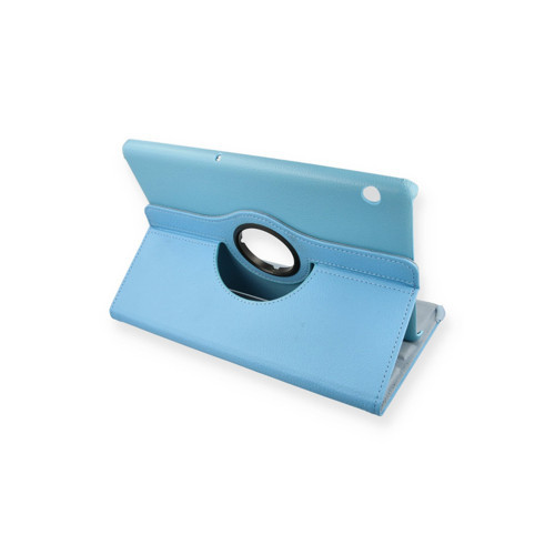 Mediapad T5 10 Kılıf 360 Tablet Deri Kılıf - Turkuaz