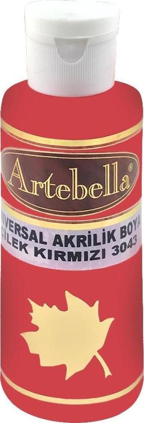 Universal Akrilik Boya 3043 Çilek Kırmızı 130 ml