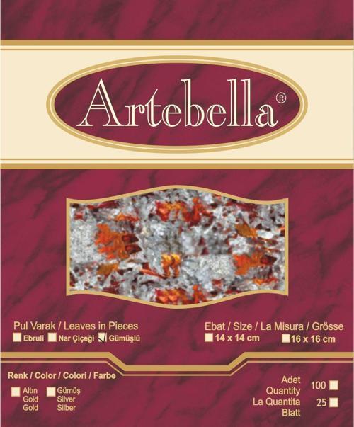 Vkpgu001 Artebella Pul Varak Gümüşlü
