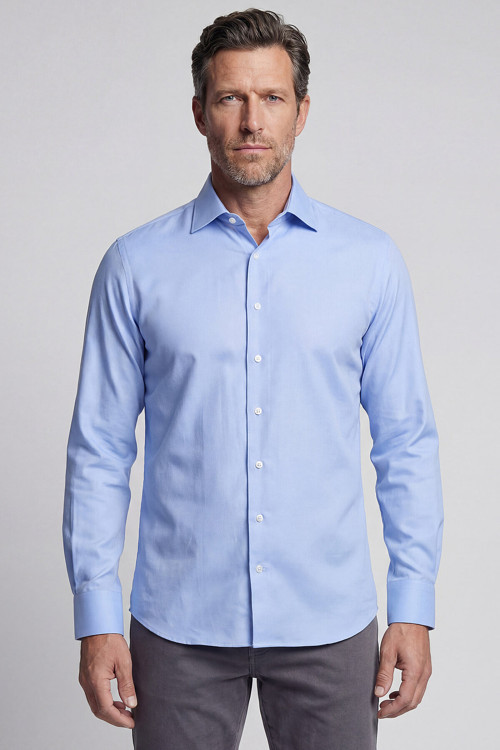 Mavi Regular Fit Pamuk Oxford Spor Gömlek
