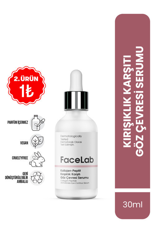 Kollajen & Peptit Kırışıklık Karşıtı Göz Çevresi Serumu 30 ml