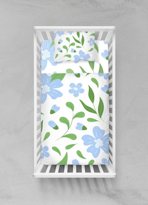 Pamuk Saten Park Yatak Beşik Nevresim Takımı - (80x120) - BCNTAY22023232