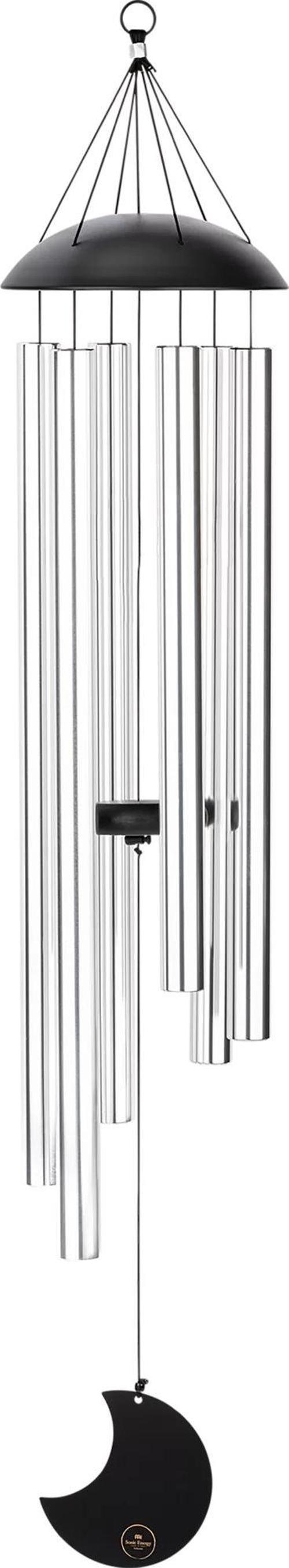 Sonic Energy MMC44S Ay Sembollü Moon Meditation 44" Chime (Gümüş)