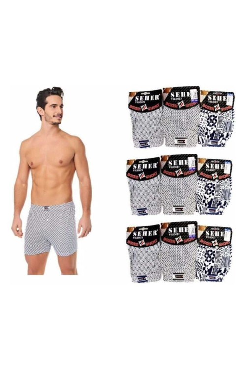 Empirme Erkek 10'Lu Desenli Boxer