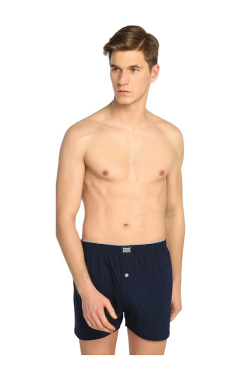 Erkek Penye Düz %100 Pamuk 6'Lı Boxer