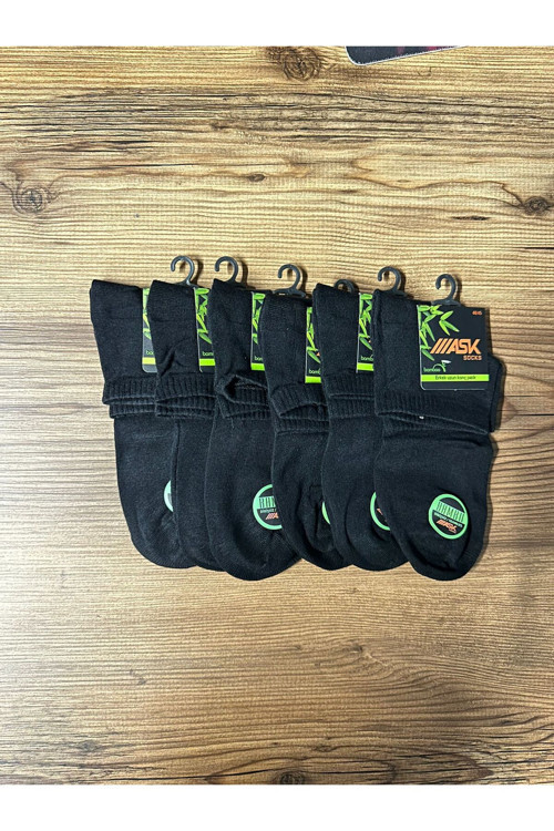 Erkek Bambu 6'Lı Çorap