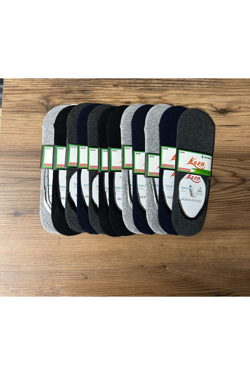 Erkek Bambu Babet 12'Li Çorap